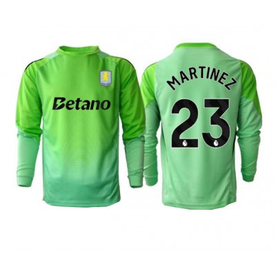 Aston Villa Emiliano Martinez #23 Torwart Auswärtstrikot 2025-26 Langarm Aston Villa Emiliano Martinez #23 Torwart Auswärtstrikot 2025-26 Langarm